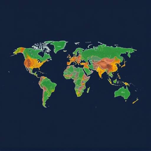 Image d'une mappemonde entour√©e de drapeaux de diff√©rents pays, symbolisant la diversit√© linguistique et culturelle.