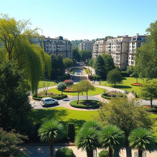 Photo de NDG avec ses parcs verdoyants et ses b√¢timents r√©sidentiels