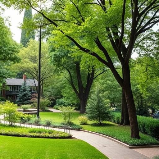 Photo du quartier NDG avec ses parcs verdoyants, ses arbres matures et son ambiance r√©sidentielle paisible