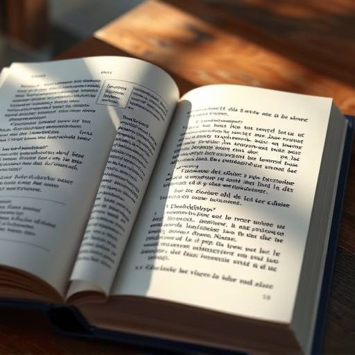 Un livre traduit en fran√§ais, ouvert sur une page, avec des annotations du traducteur.